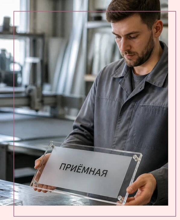 Таблички из оргстекла на заказ в Октябрьском от 4039 р. | Аванза-Ктб