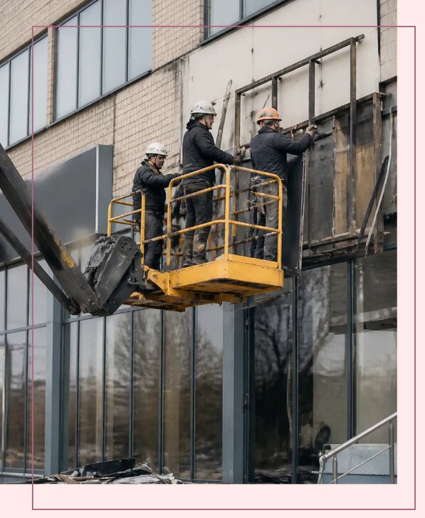 Демонтаж наружной рекламы в Октябрьском по цене от 5696 р. | Аванза-Ктб